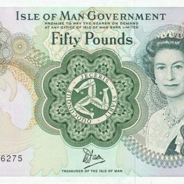 51 évesen a Man-sziget 50 fontos bankjegyén
